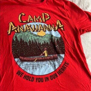 Old Navy Red Camp Anawanna Shirt